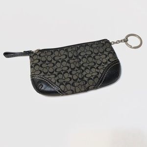 Vintage Coach Mini Card Case - Black